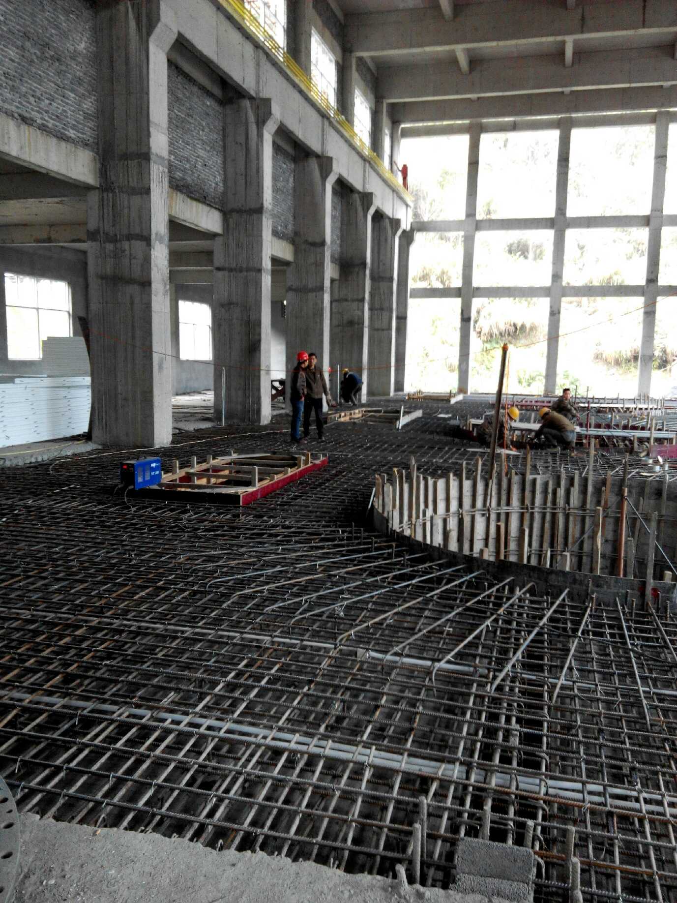 白土嶺電站安裝現(xiàn)場